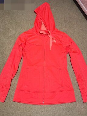 The North Face Hoodie - Bright Coral - Women's Medium